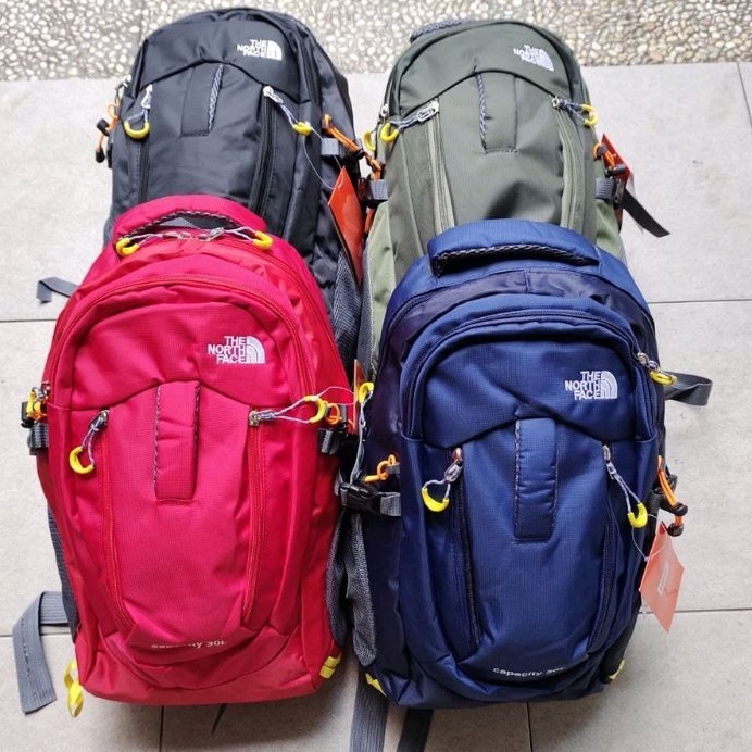 3 Ukuran Redy 4 Warna - Tas Ransel TNf 25L 30L 40L - Tas Ransel Laptop - Tas Backpack - Tas Punggung - Tas Ransel TNf