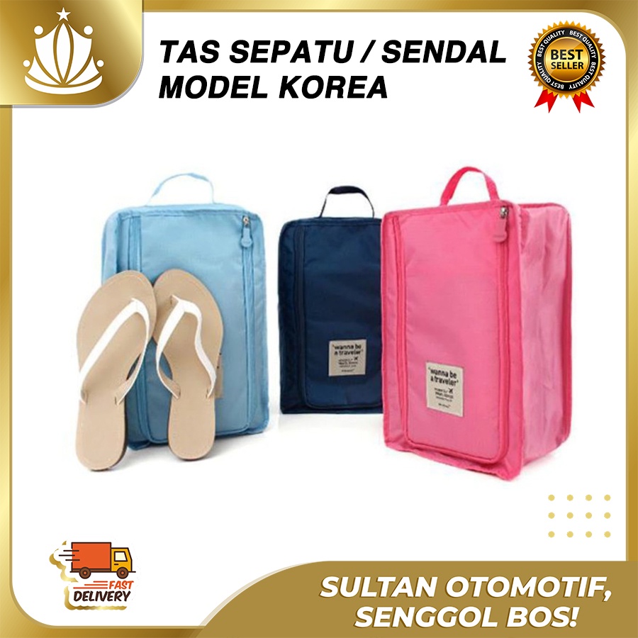 Pouch Sepatu Korea Tas Sendal Multifungsi