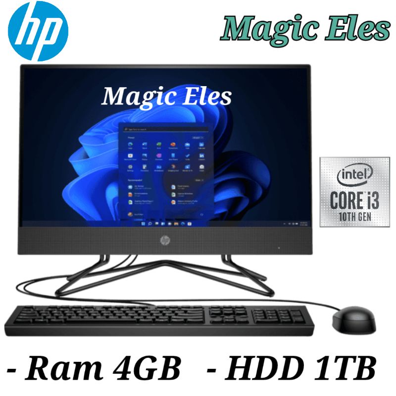 PC HP 22 - DD0117D Intel Core i3 - 1005G1 Ram 4GB HDD 1TB Windows 10