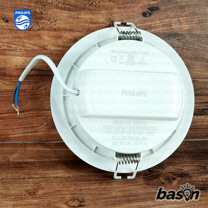 PHILIPS DN020B 10.5W LED9 5 inch / 125mm - LED Downlight pengganti G2 11W