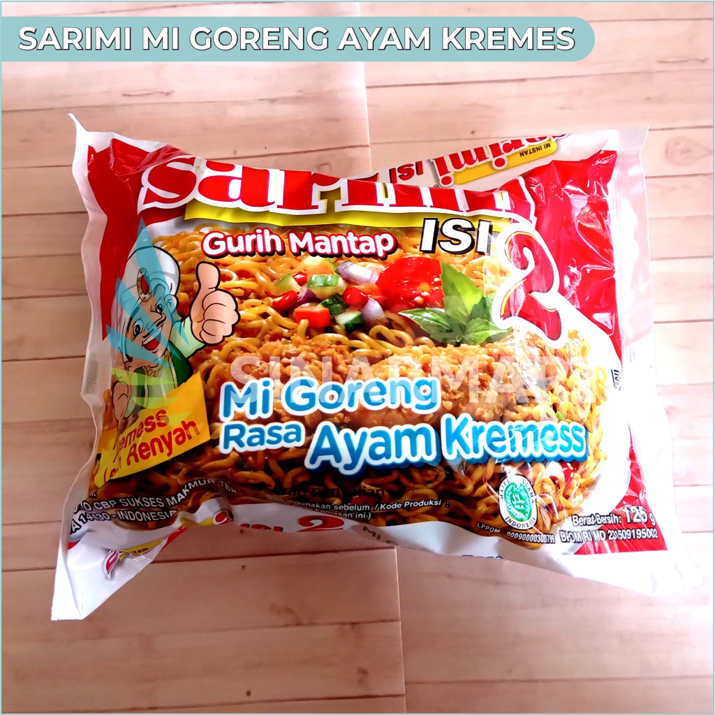 

SARIMI GORENG RASA AYAM KREMES ISI 2 110 GRAM