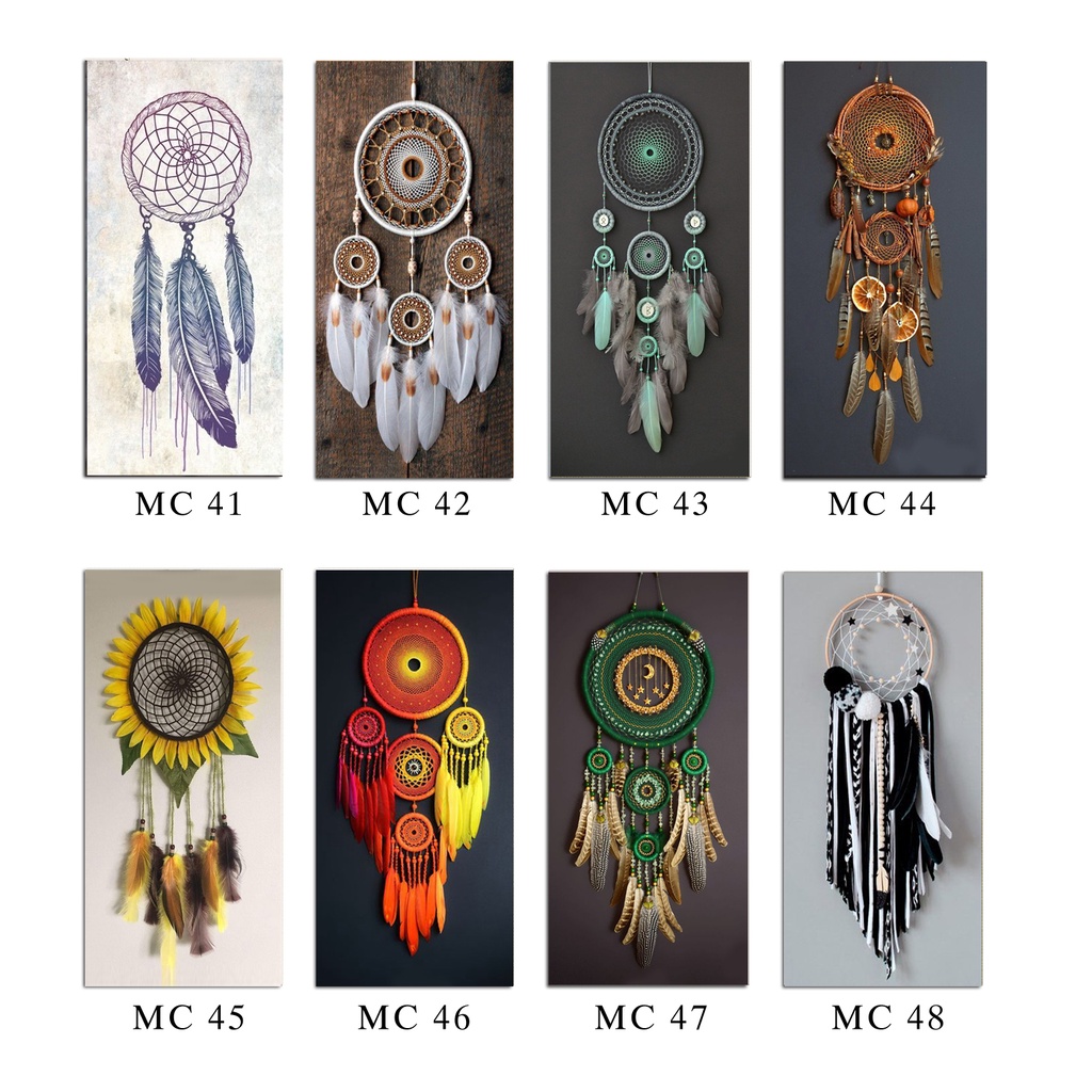 Hiasan Dinding Pajangan Ruang Tamu Dekorasi Kamar Tidur  Walldecor Macrame Poster Kayu Tema Etnik-3