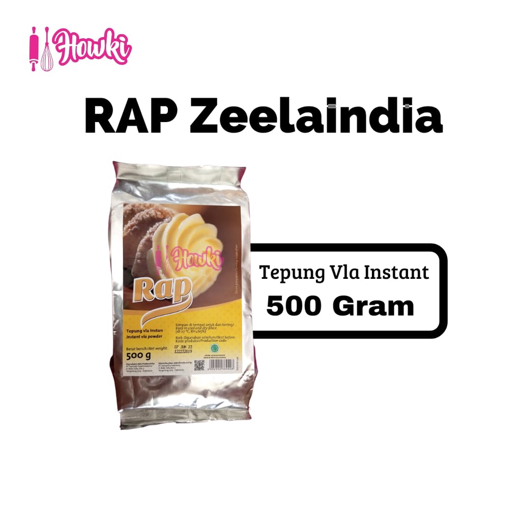Zeelandia Rap 500 gr / Vla Instan