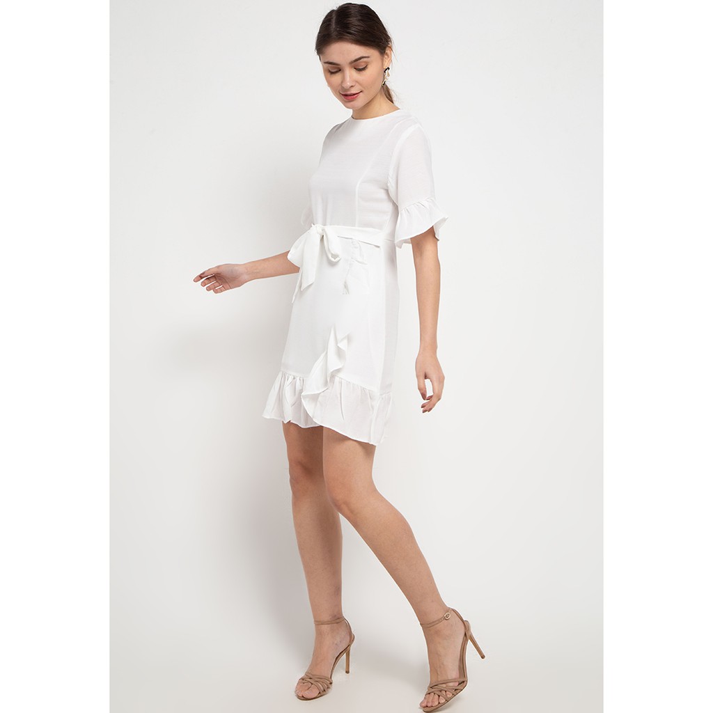 Seven Level - Novita Dress - Putih