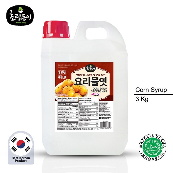 

Choripdong Corn Syrup 3Kg (Sirup Jagung) Korea Original 100%