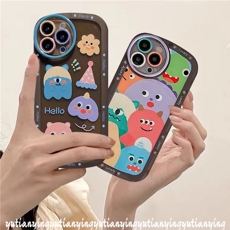 Soft Case Desain Kartun Monster Kecil Untuk Redmi 9T 10 9 10A 10C 9A 9C Note10s Note 10 Note 11 10Pro Note 8 9s 11Pro