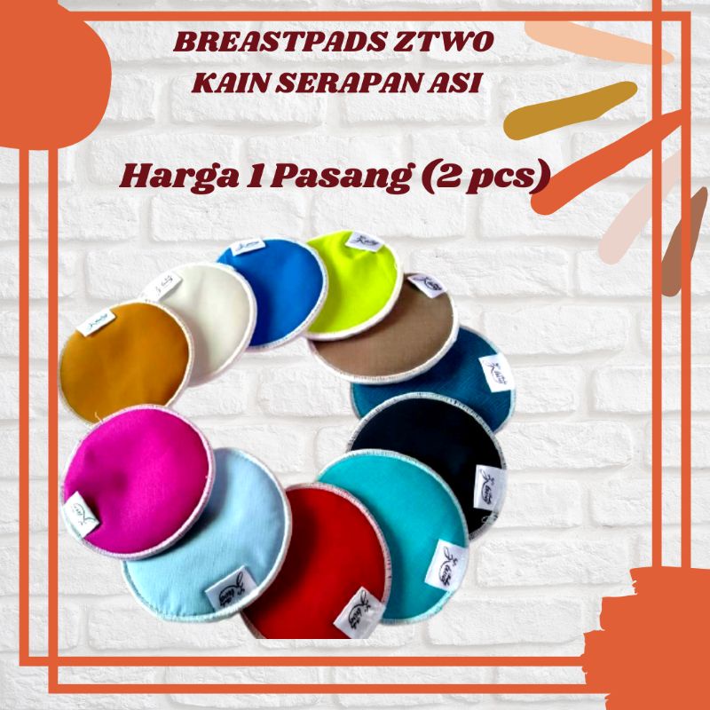 Breastpad Menyusui Ztwo Washable penyerap asi Breast Pad Z Two