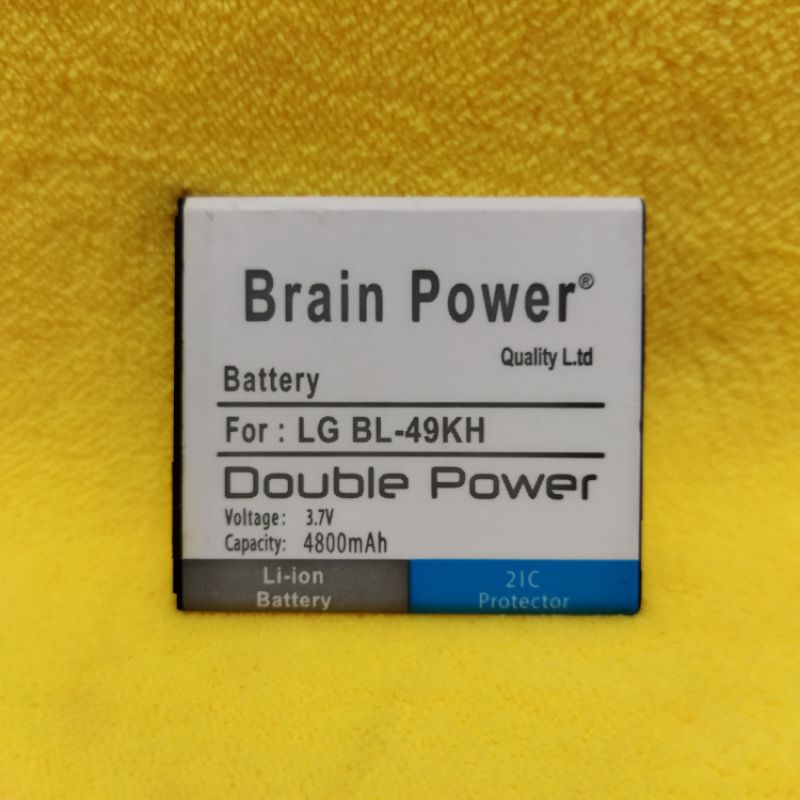 baterai batre LG BL 49 KH double power
