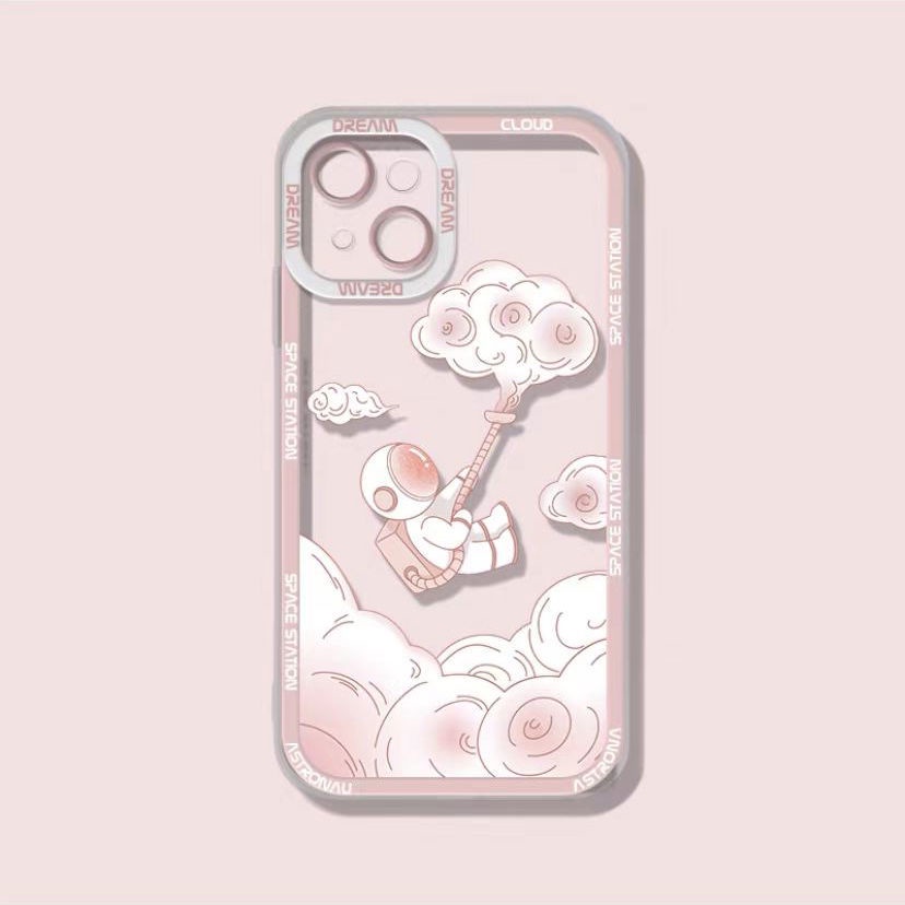 Soft Case TPU Transparan Cover Iphone 13 12 Mini 11 Pro X XR XS Max SE 2020 6 6S 7 8 Plus