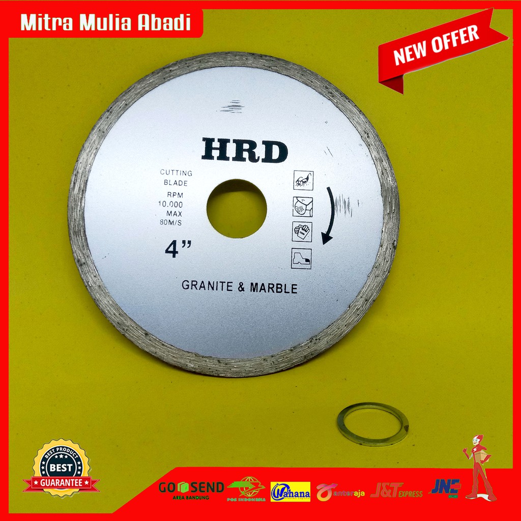 Diamond Wheel Wet 4&quot; / Mata Pisau Potong Keramik Granit, Marmer HRD DISK ANGLE GRINDER