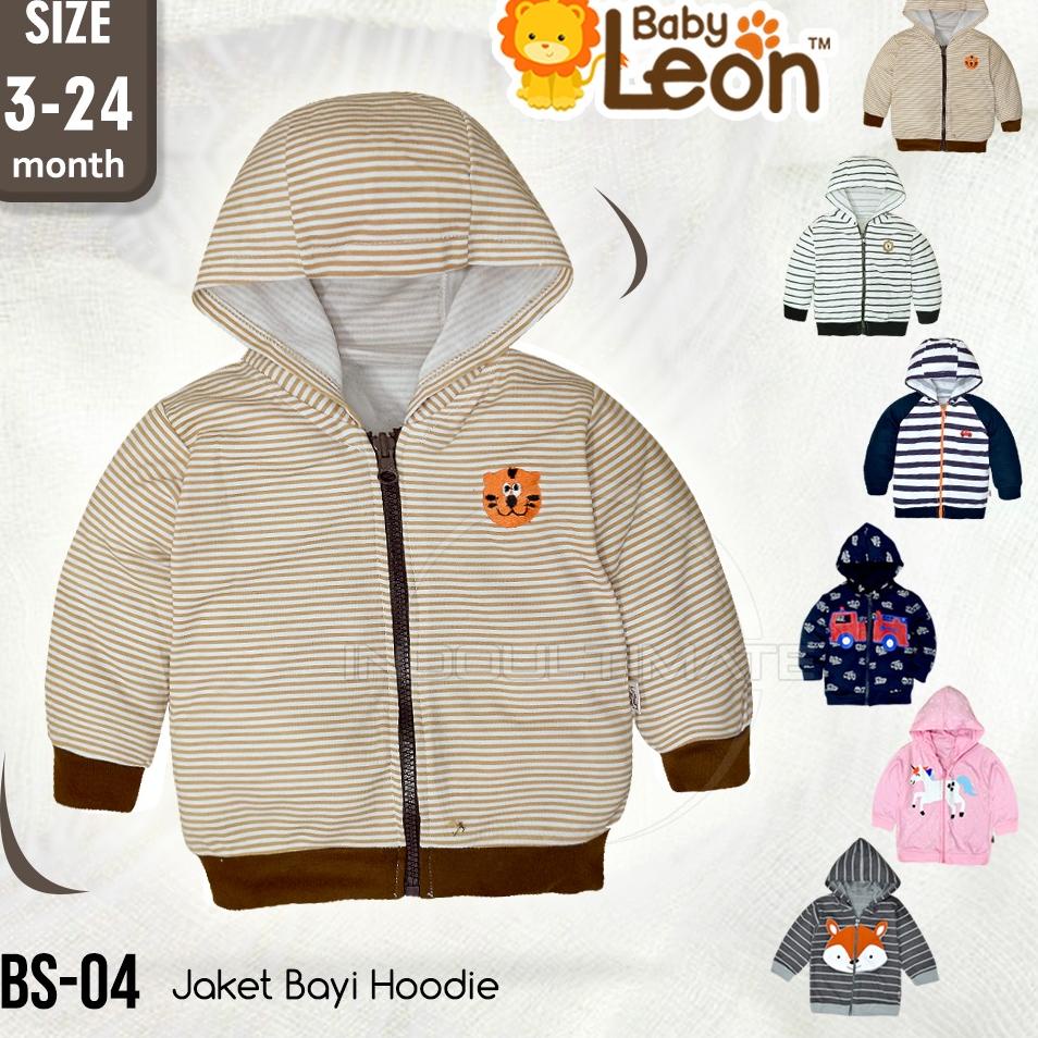 Menarik 0-2 tahun SNI BABY LEON Jaket Anak Bayi Balita JBS-04 Hoodie sweater Topi / Baju Kaos Jaket 