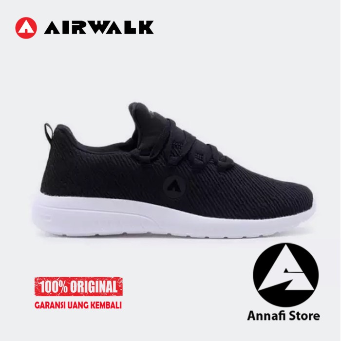 JUAL SEPATU SNEAKER PRIA WANITA AIRWALK JEFF AIWY20F0417B - BLACK