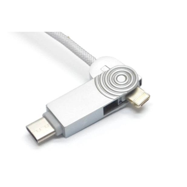 Terlaris Kabel WK Wave WDC-015 100CM 3 in 1 Apple / Micro USB / Samsung+Type C