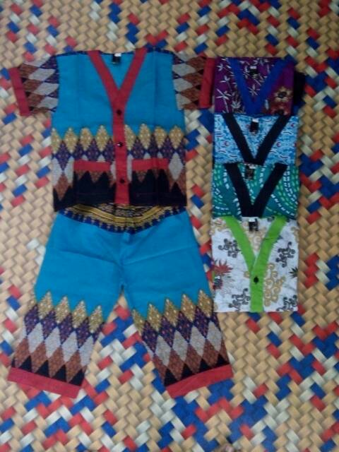 Piyama Anak Batik Usia 6 bulan~8 Tahun - Setelan Baju Tidur Anak