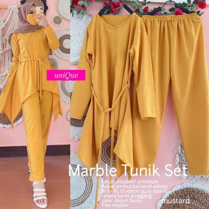 MARBEL TUNIK SET SETELAN TUNIK