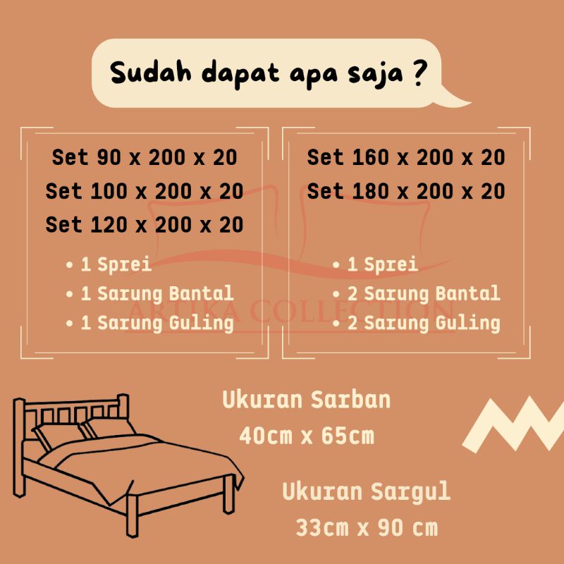 SEPREI DISPERSE POLOS SINGEL SIZE 120x200 NO. 3 SPREI SEPREY