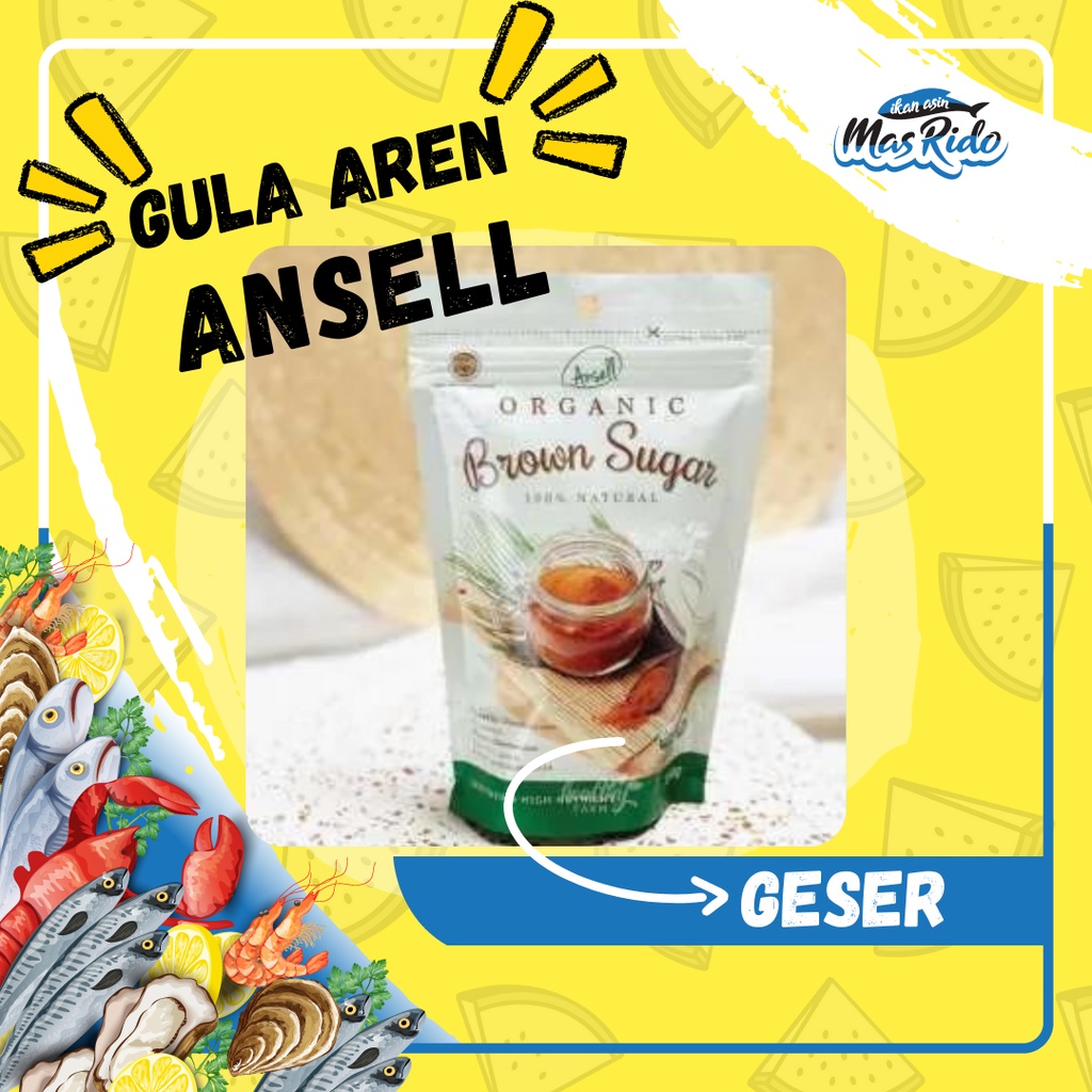 

Brown Sugar Organik Ansell Organic Brown Sugar Gula Merah Organik