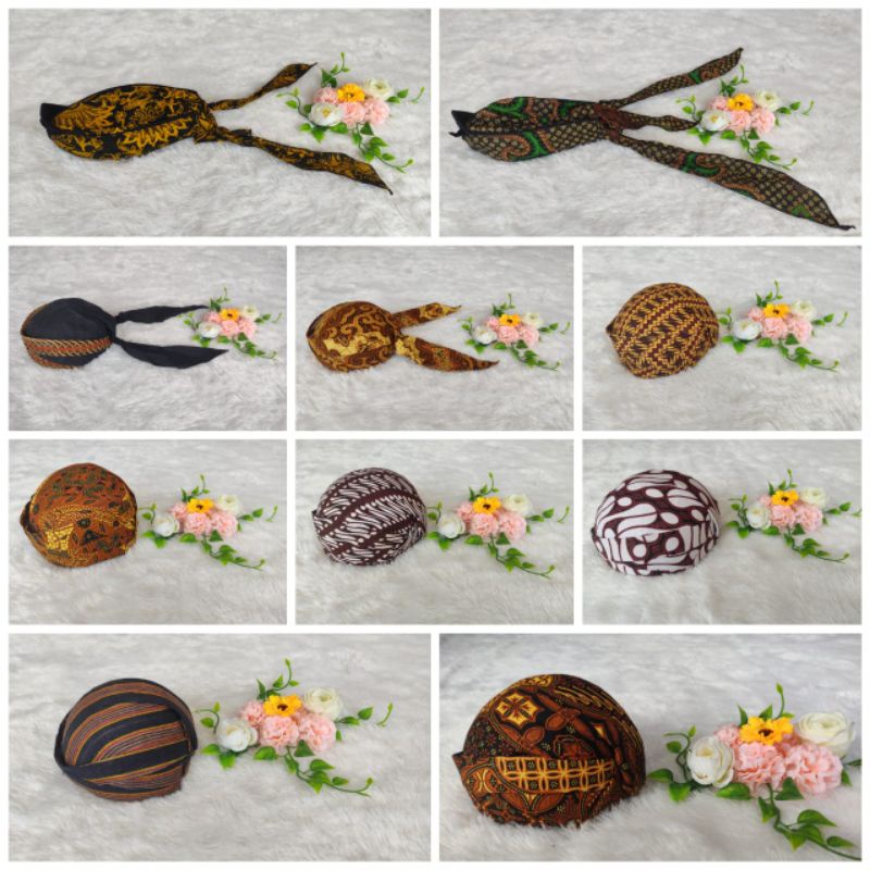 Blangkon Anak / Blangkon Jawa Anak /  Blangkon solo jebeh / Blangkon Lipat