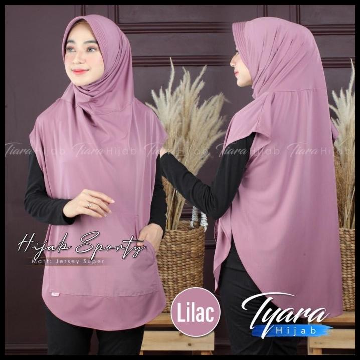 Jilbab Instan Bergo Hijab Sporty Kekinian Ori Tyara Hijab