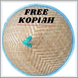 CAPING BAMBU TRADISIONAL TOPI PAK TANI