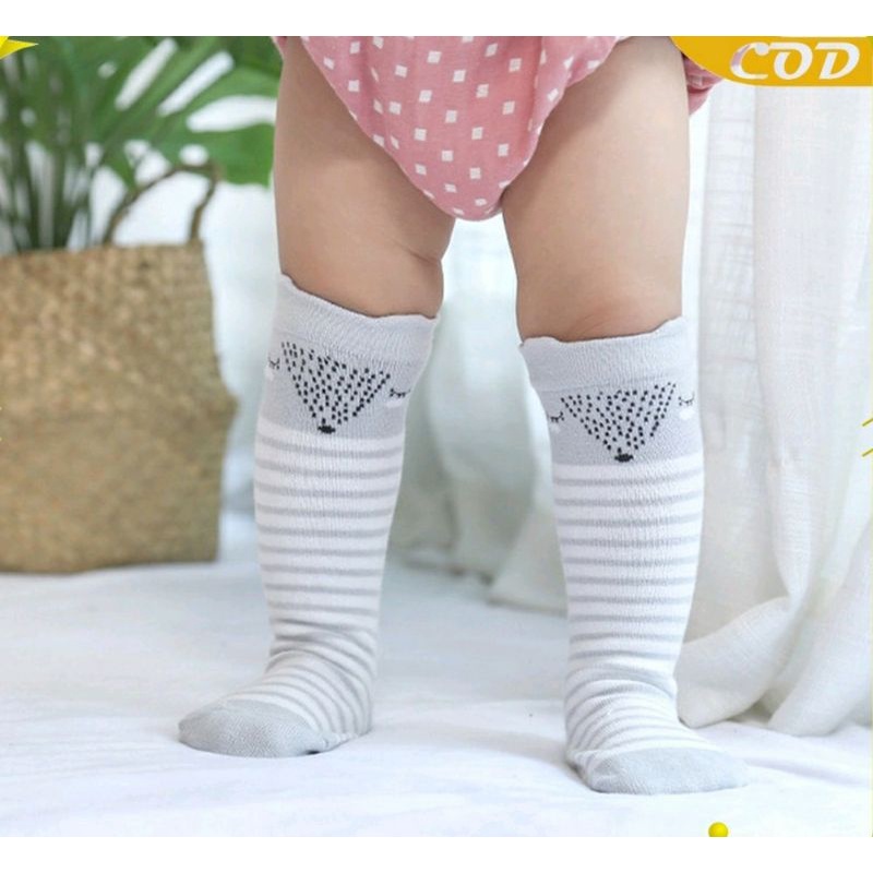 Kaos kaki anti slip anak bayi panjang motif lucu IMPORT