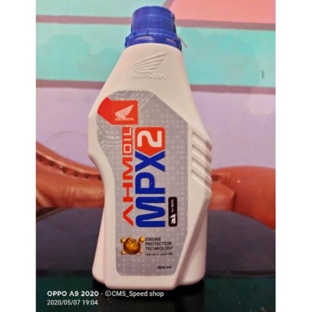 Oli MPX2 MATIC AHM ORIGINAL 800 ML, OLI MOTOR MATIC HONDA
