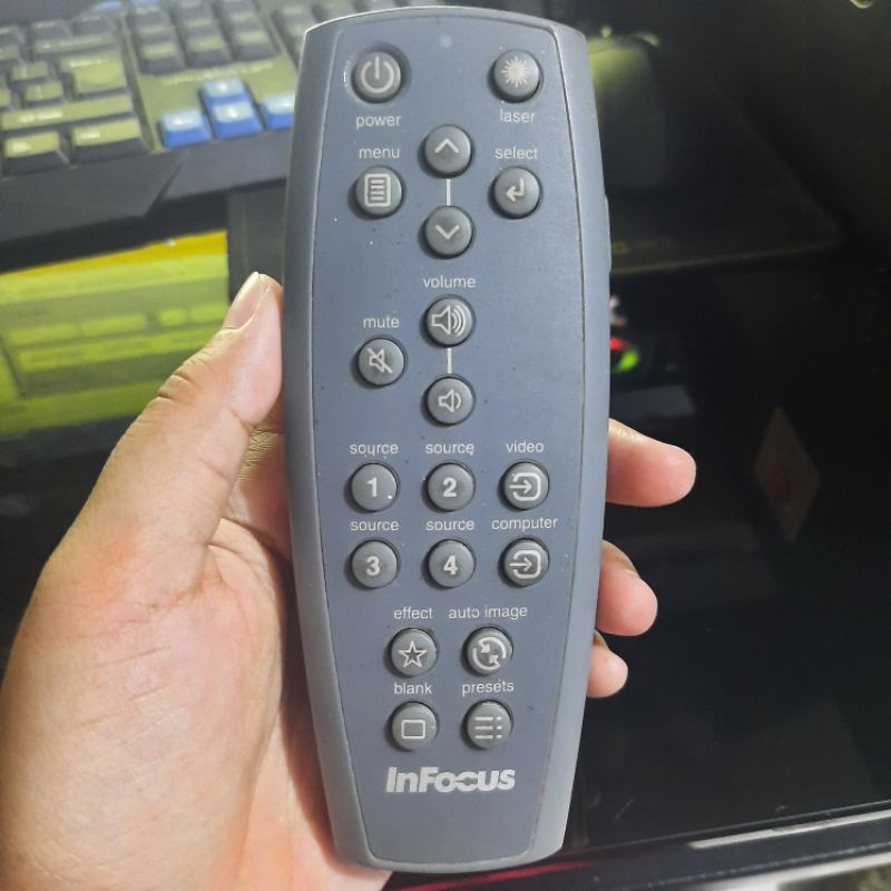 REMOTE REMOT PROYEKTOR PROJECTOR INFOCUS CT030701593 ORIGINAL ASLI