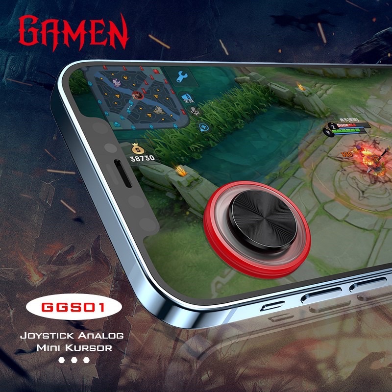 GAMEN GGS01 Mobile Smartphone Analog Joystick Mini Kursor Anti Slip - Garansi 1 Tahun