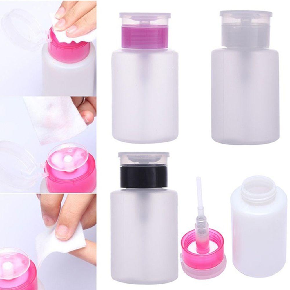 Wadah Dispenser Pompa Atas Fashion Manicure UV Gel Cleaner Botol Kosong