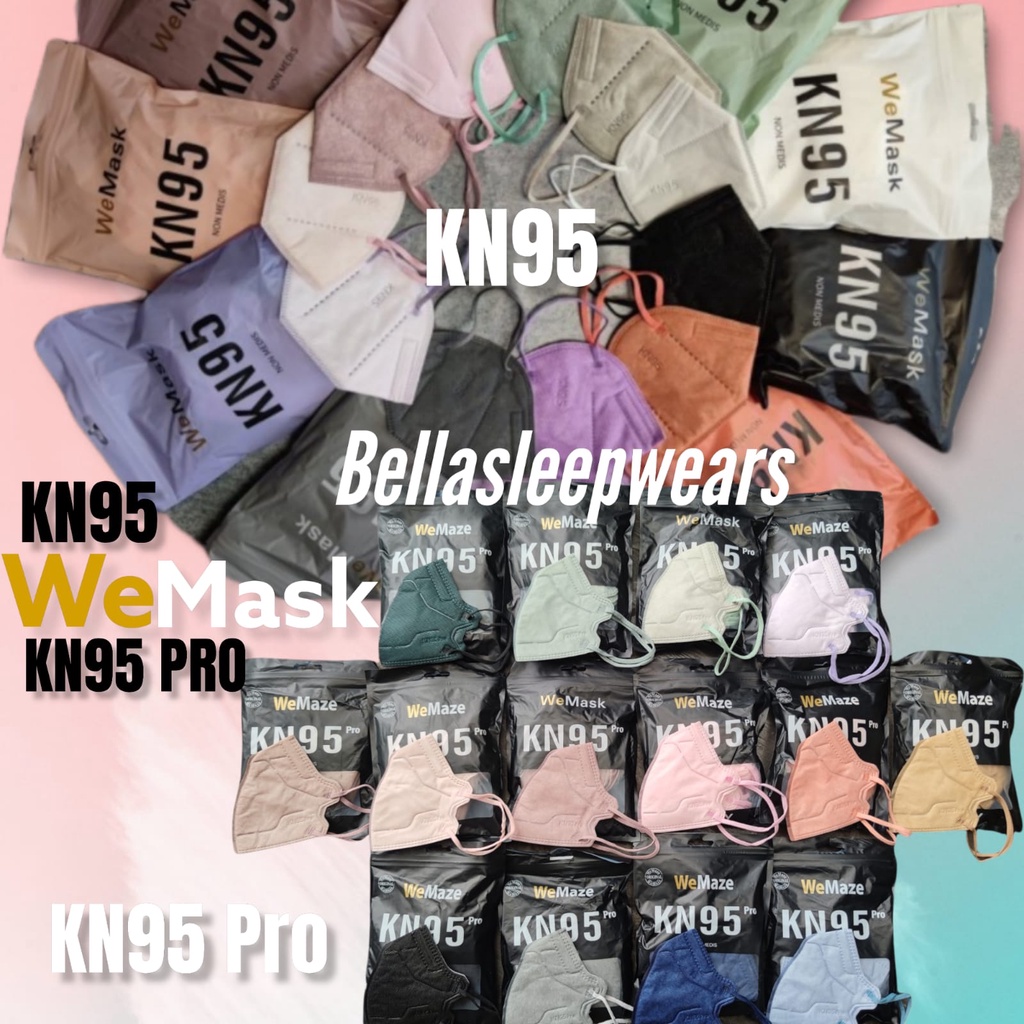 KN95 6PLY 5PLY PRO WEMAZE  RAVA 10 PC - MASKER KN95 WEMASK TALI SENADA FACE MASK PACK 10 PC