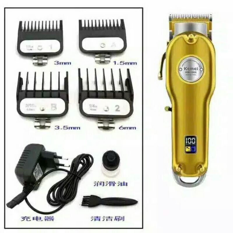 hair clipper kemei alat cukur rambut kemei km 1986