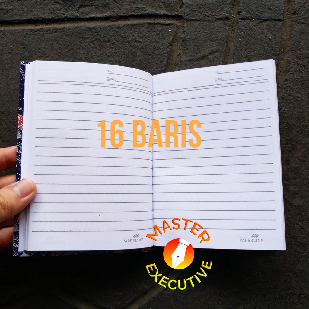 [Buah] Paperline Buku Oktavo A6 100 Lembar Hard Cover / Pocket Note Saku