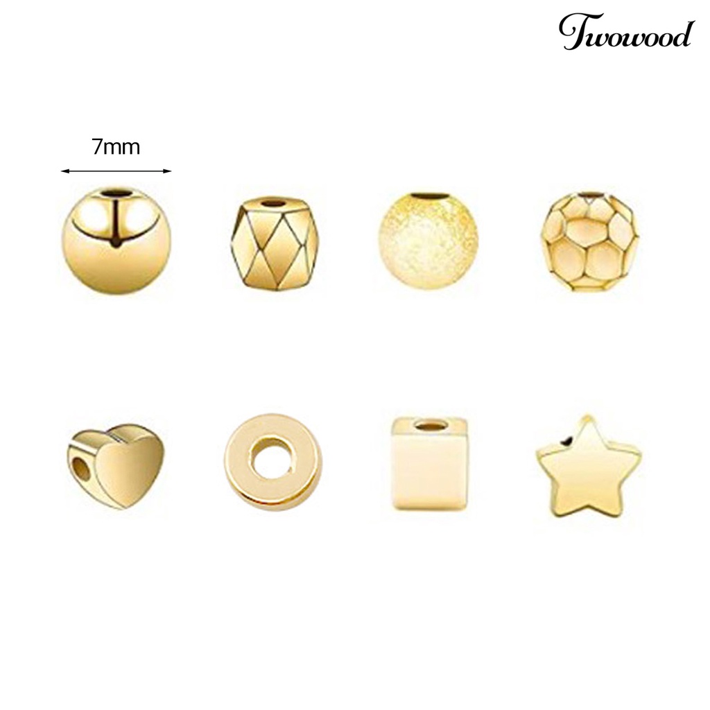 Twowood 100Pcs/800Pcs Beads Multiple Styles Multifunctional Resin DIY Craft Round Beads for Home