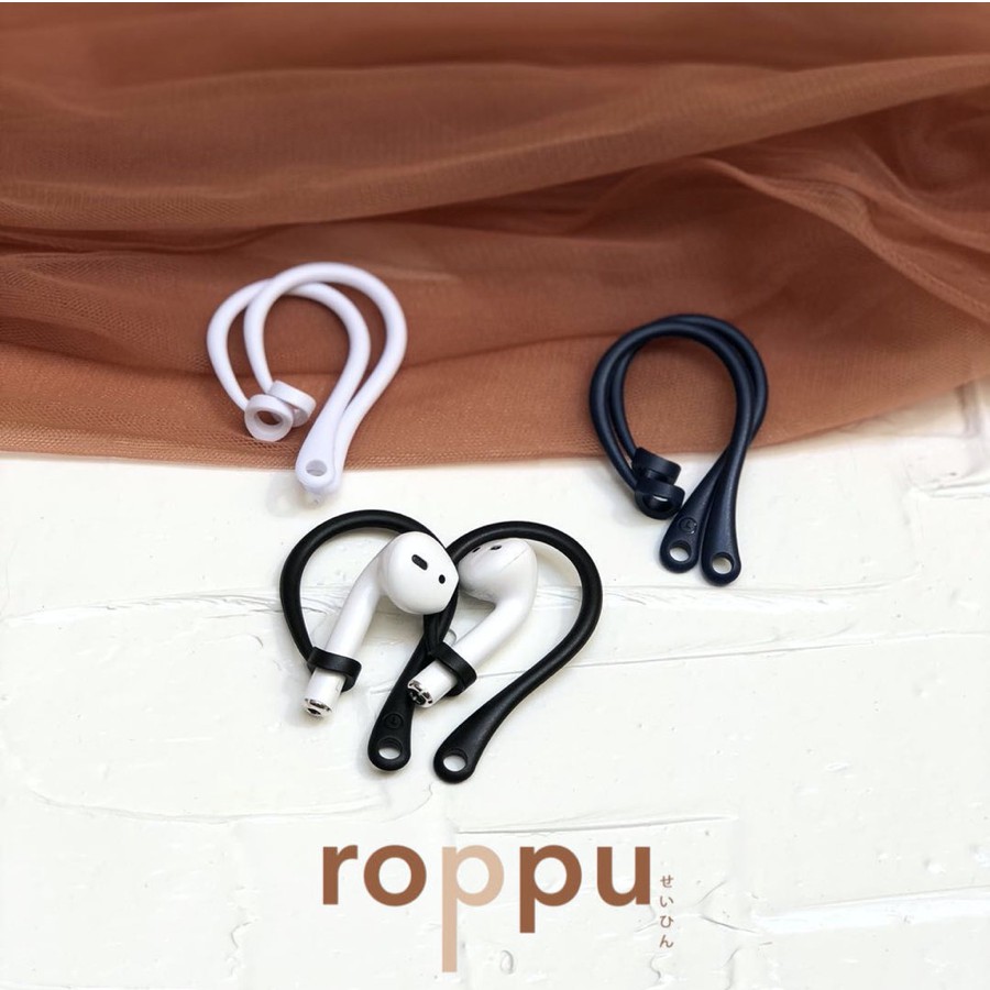 Roppu Promo Bundling Airpod Earhooks &amp; Airpod Silicone Case