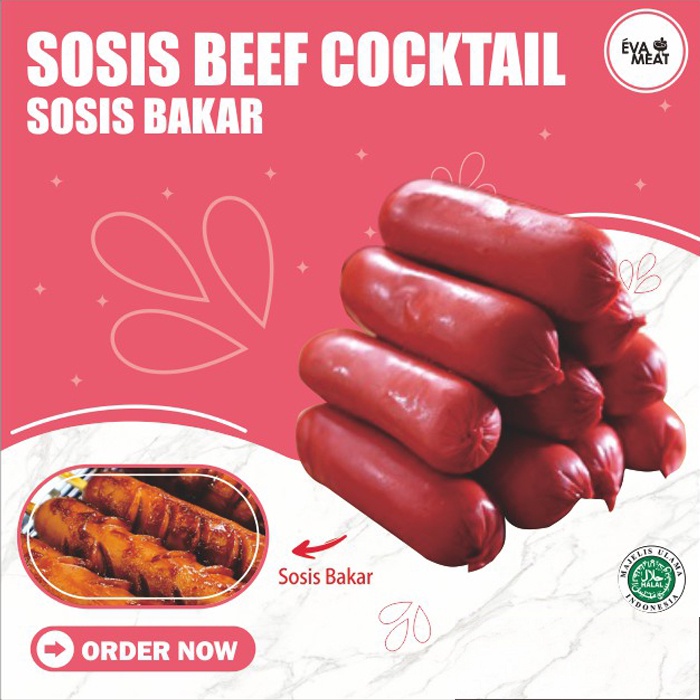 Jual Sosis Beef Cocktail / Sosis Cocktail Merah / Sosis Cocktail ...