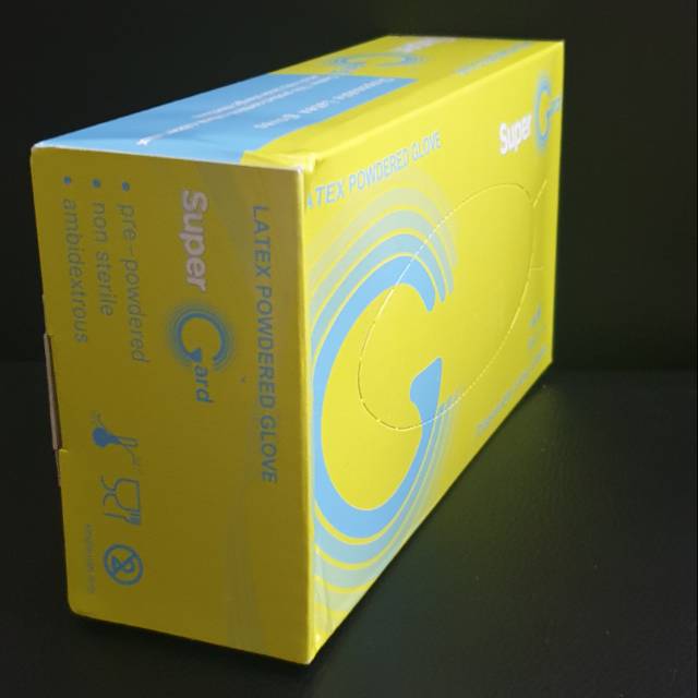 Sarung Tangan Latex Powdered Super Gard isi 100