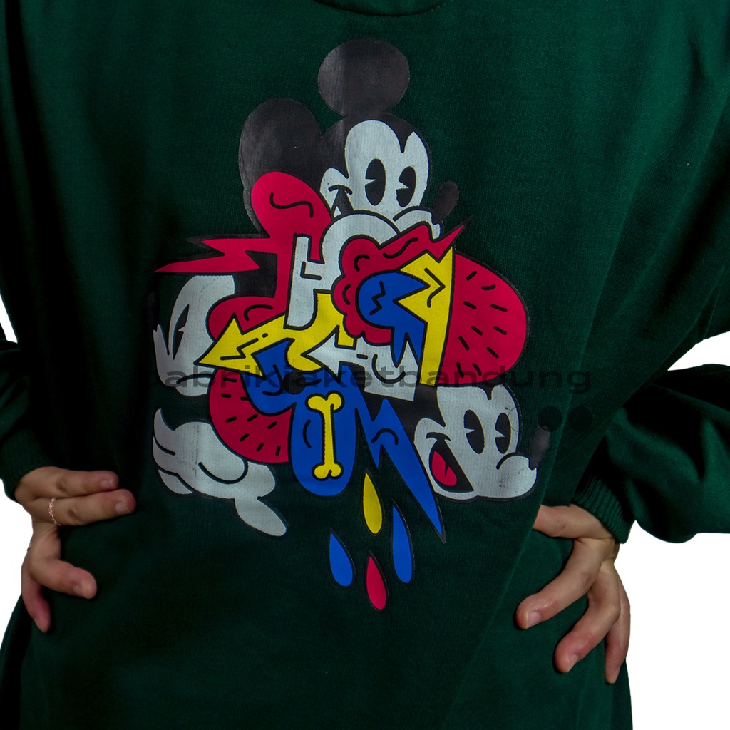 Mickey Tren Sweatshirt  Holyrider Emerald