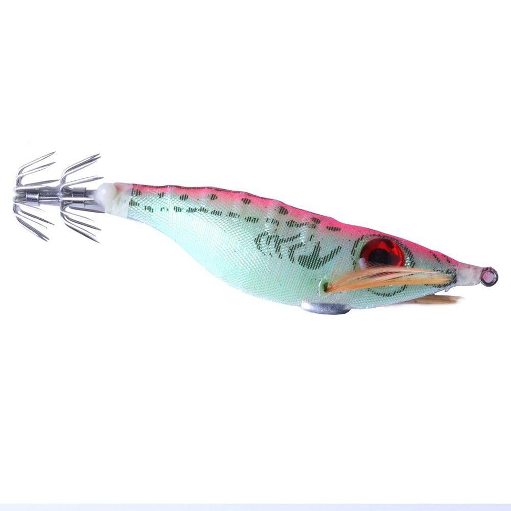 Preva 5pcs Warna Acak Bercahaya Udang Umpan Manusia Hidup Buatan Bass Umpan Malam Memancing