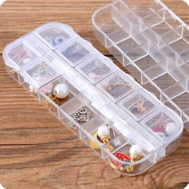 Kotak obat / jewellery acrylic organizer