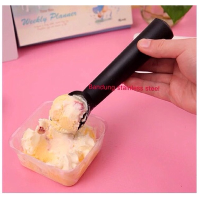 Ice Cream Scoop sendok Scoop Es Krim Aluminium anti lengket/beku