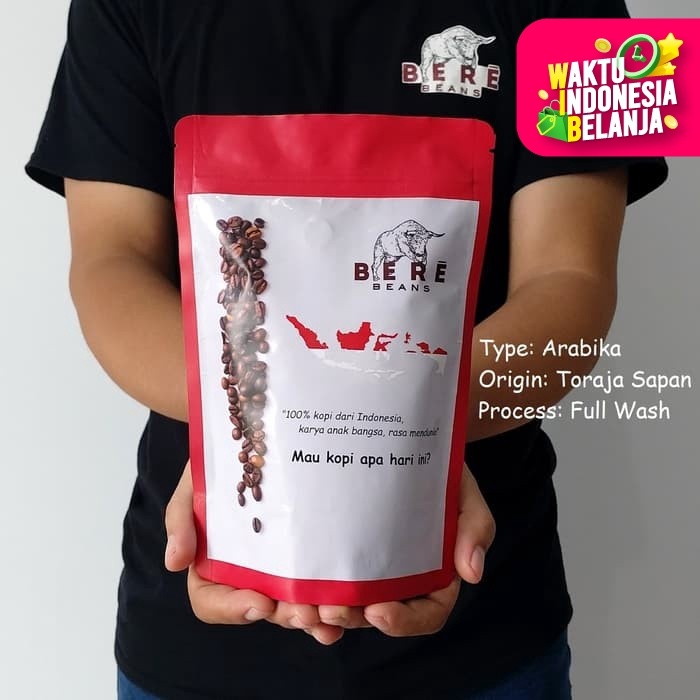 

Kopi Arabika Toraja Sapan 250 GRAM Bubuk / Biji Giling Coffee Bean - GILING HALUS