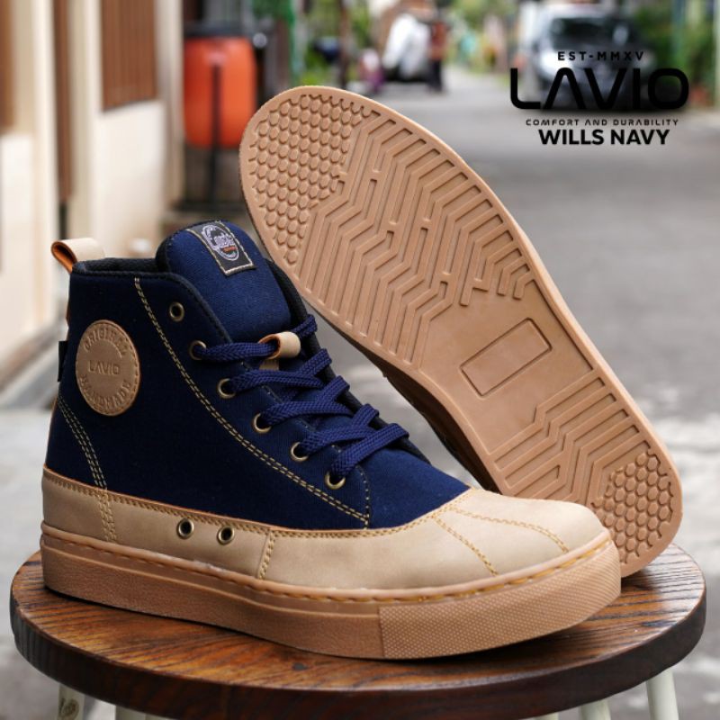 Sepatu Sneakers Lavio Wills Navy