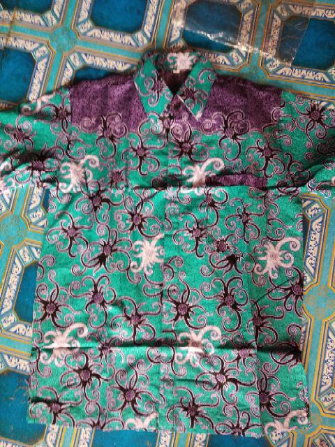 Maura Couple - Sania Ruffle Batik Couple Ori Ndoro Jowi Garansi Termurah Shopee - Batik Modern Solo