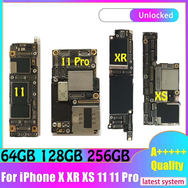 Unlocked Motherboard For iPhone XR XS X XS MAX main board without with