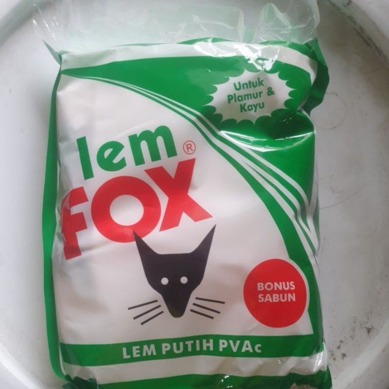 

Lem Fox Putih 700 gram untuk Plamur Kayu 700gram