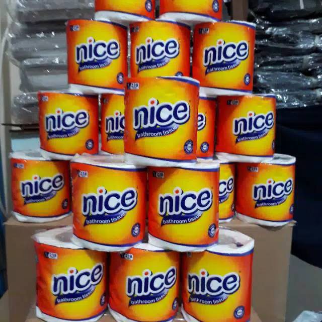 Tissue NICE ROLL 238 Sheets (Minim 3Roll ya)