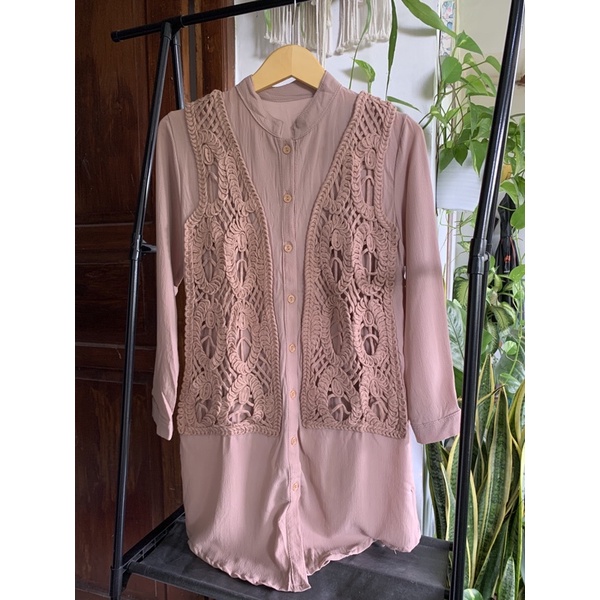 ATASAN/TUNIK VEST RAJUT IMPORT