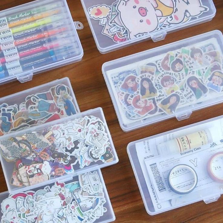 

IDZz6Z0--[Hunam] Kotak Penyimpanan Desktop Organizer Scrapbooking Stiker Tape