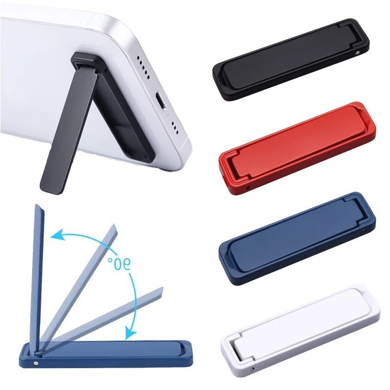 Braket Stand Holder Handphone Universal Mini Lipat Ultra Tipis Portable Bahan Metal