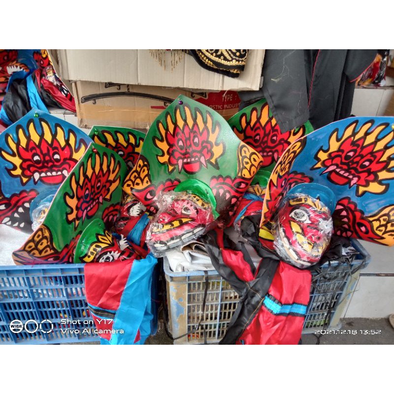 caplokan Reog Barongsai mainan Anak SD